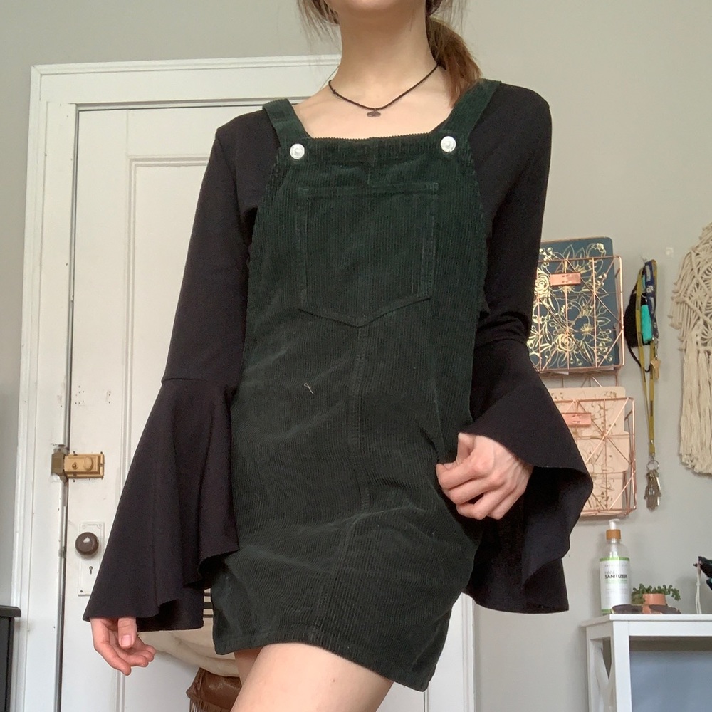 TOPSHOP OVERALL DRESS